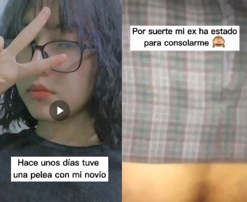 Jovencita lo engaña con su ex. 10
