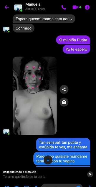 Me cogie a putita sumisa de facebook 10
