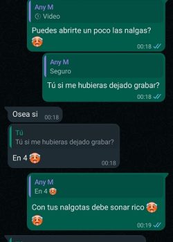 Filtre a culona que conocí por whatsapp 1
