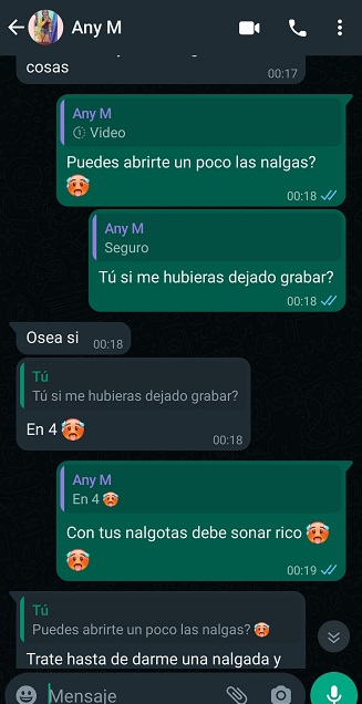 Filtre a culona que conocí por whatsapp 10