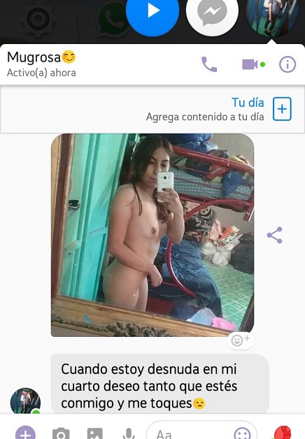 Despues de tanto chat cachondo pudimos coger con mi flaca 10